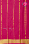 Pure Mysore Crepe Silk Saree -Mustardyellow And Pink-PF82618