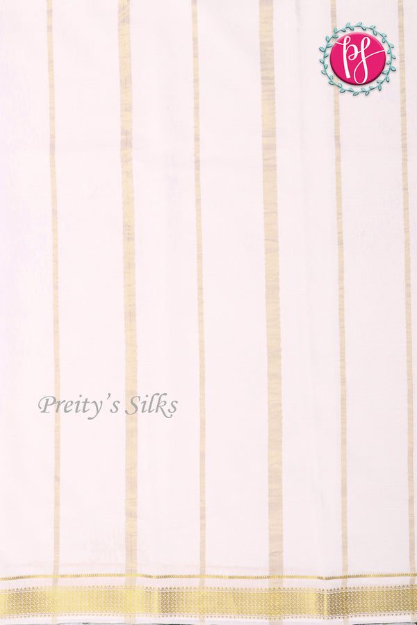 Pure Mysore Crepe Silk Saree -PF80463