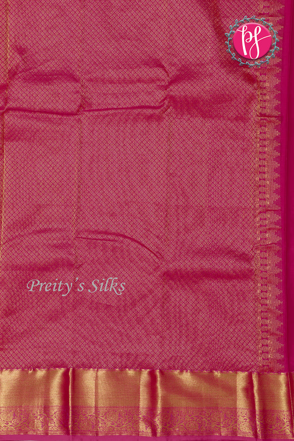 Semi Kanchipuram Silk Saree -PF55936