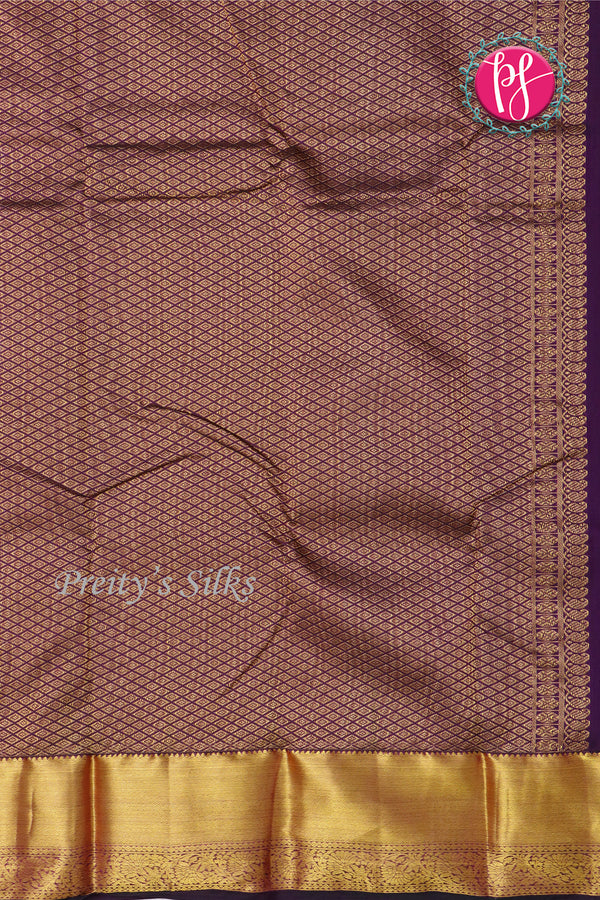 Semi Kanchipuram Silk Saree -PF55939