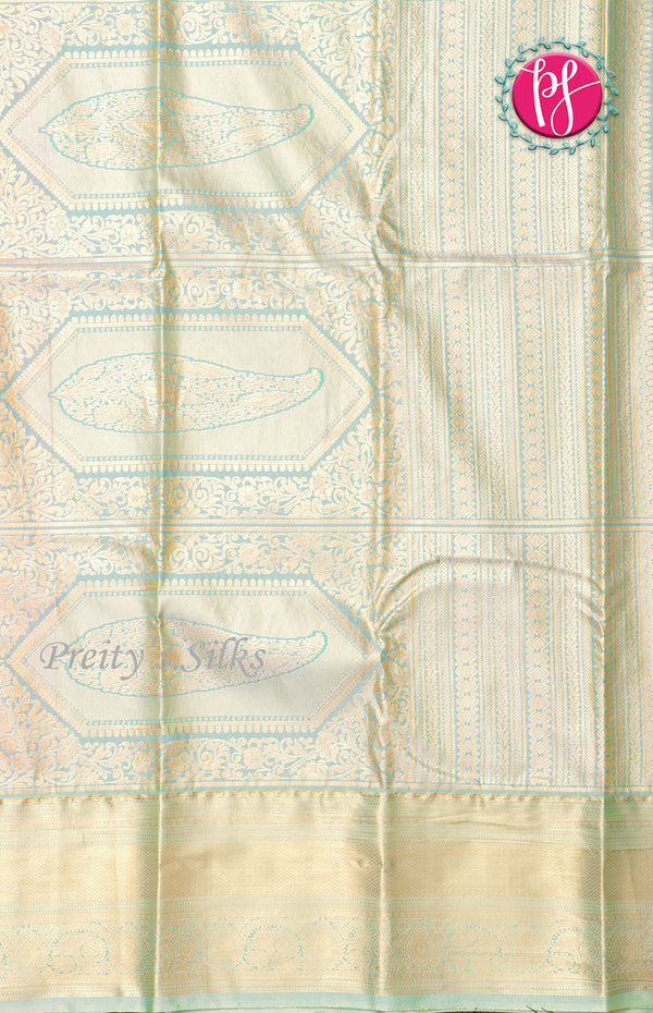 Semi Kanchipuram Silk Saree-PF60547