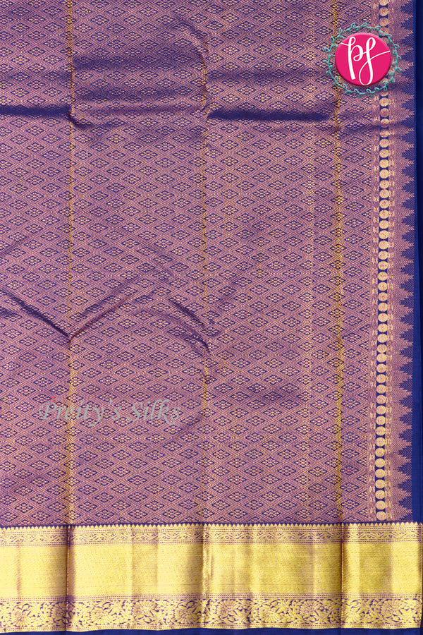 Semi Kanchipuram Silk Saree-PF77123