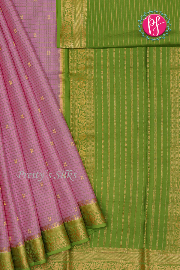 Pure Mysore Crepe Silk Saree