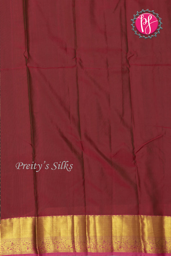 Semi Kanchipuram Silk Saree-PF55933