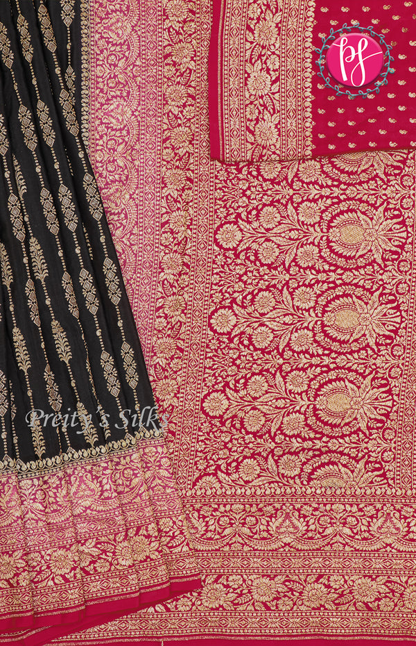 Pure Khaddi Banarasi Silk Saree