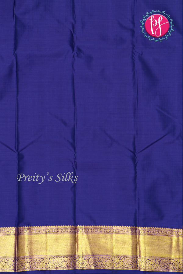 Semi Kanchipuram Silk Saree-PF77123