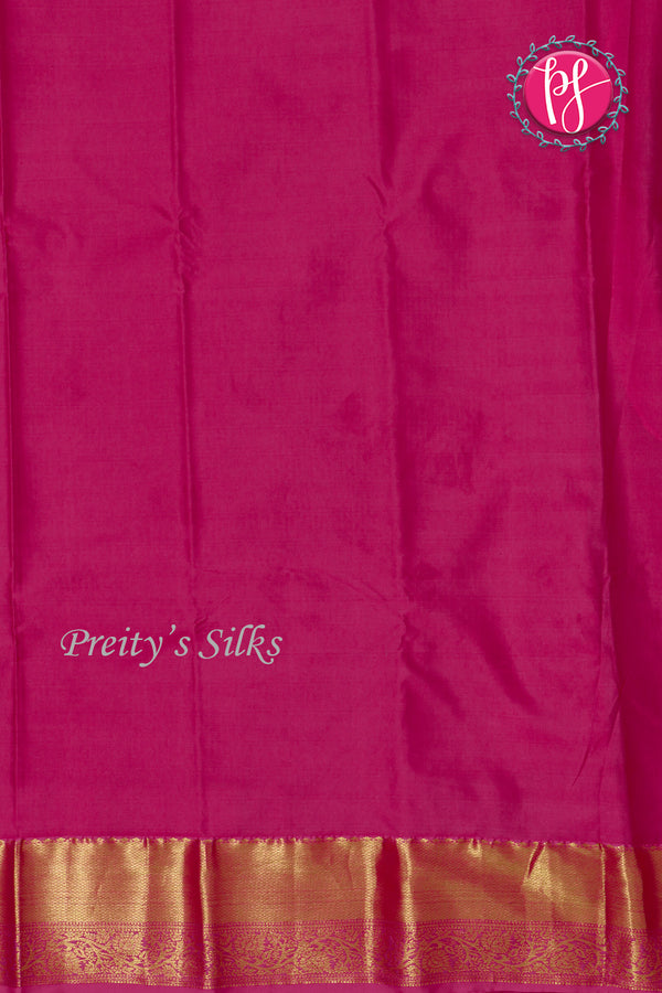 Semi Kanchipuram Silk Saree -PF55936