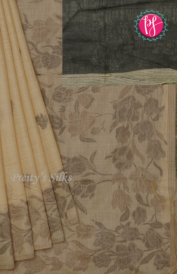 Cotton Blend Saree-PF57611