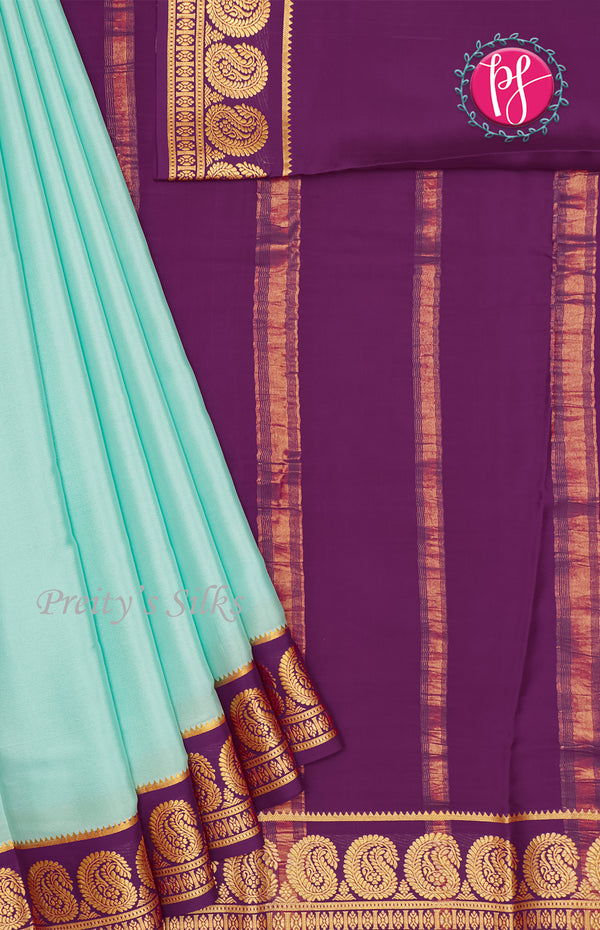 Pure Mysore Crepe Silk Saree