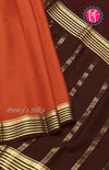 Pure Mysore Crepe Silk saree-PF64323