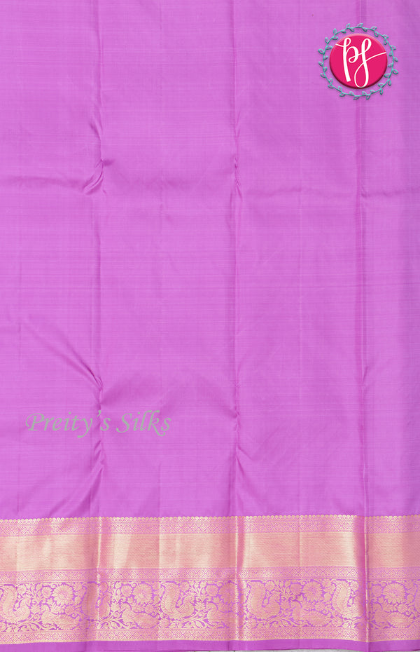 Pure Kanchipuram Silk Saree-Lavender-PF64174