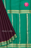 Pure Mysore Crepe Silk Saree