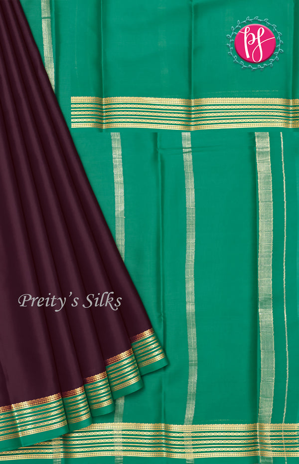 Pure Mysore Crepe Silk Saree