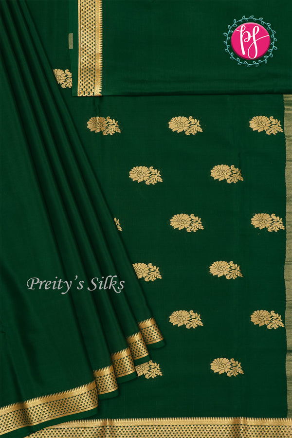 Pure Mysore Crepe Silk Saree
