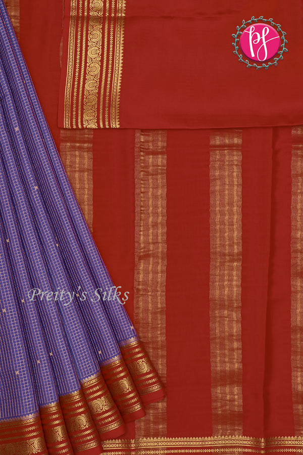 Pure Mysore Crepe Silk Saree