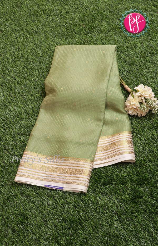 Pure Mysore Crepe Silk Saree