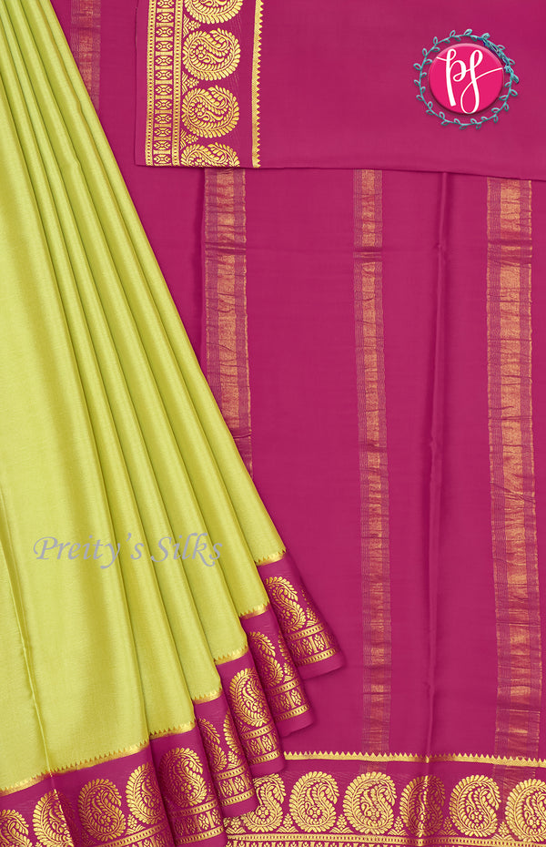 Pure Mysore Crepe Silk Saree