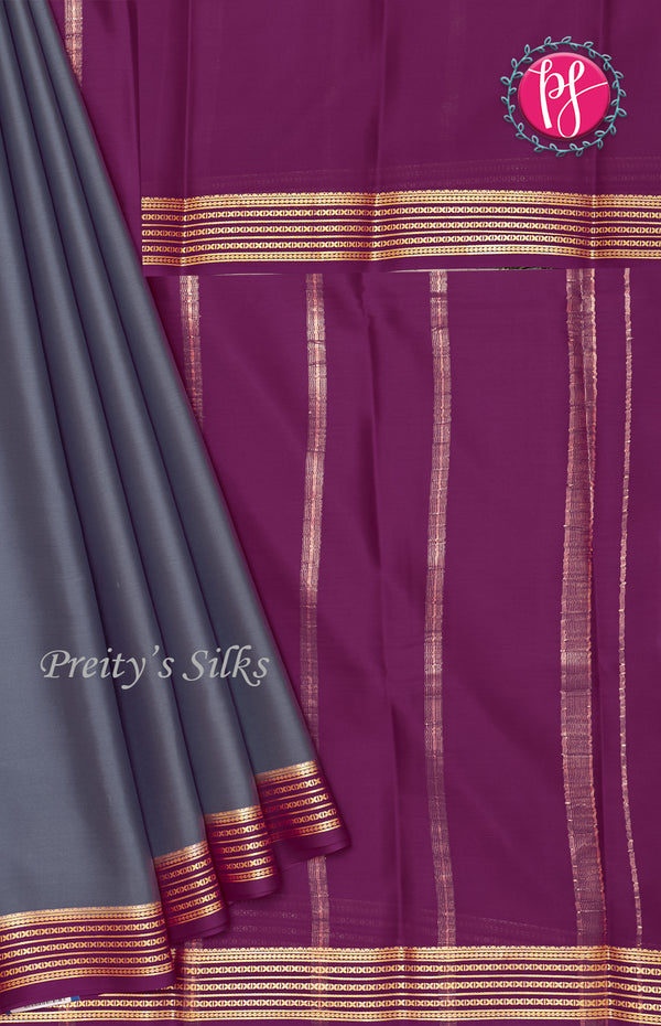 Pure Mysore Crepe Silk Saree