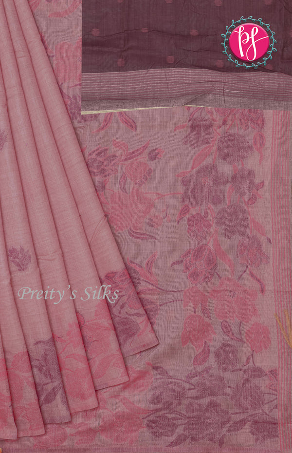 Cotton Blend Saree-PF57611