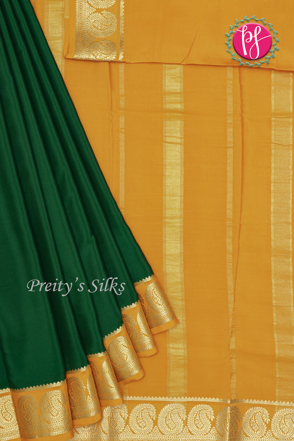 Pure Mysore Crepe Silk Saree