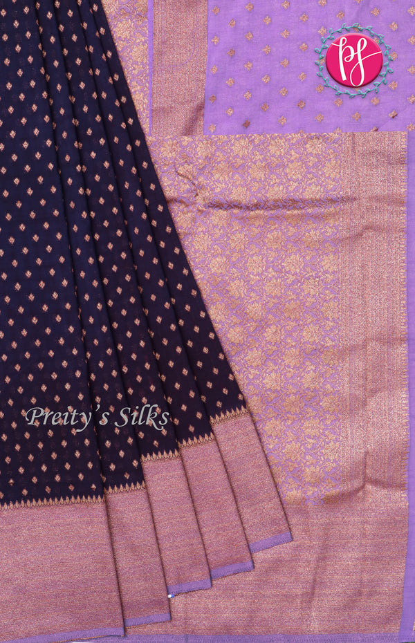 Semi Banarasi Georgette Silk Saree-PF72171