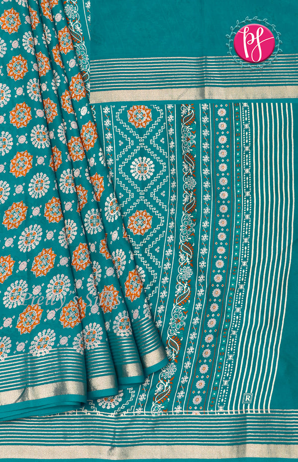 Semi Georgette Silk Saree-PF70854