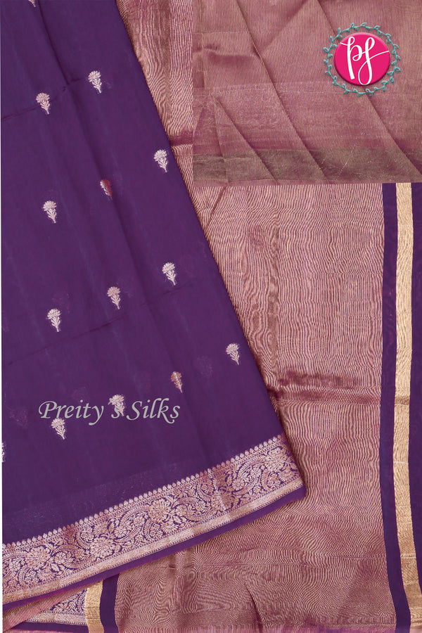 Butter Cotton Silk Saree- PF69810