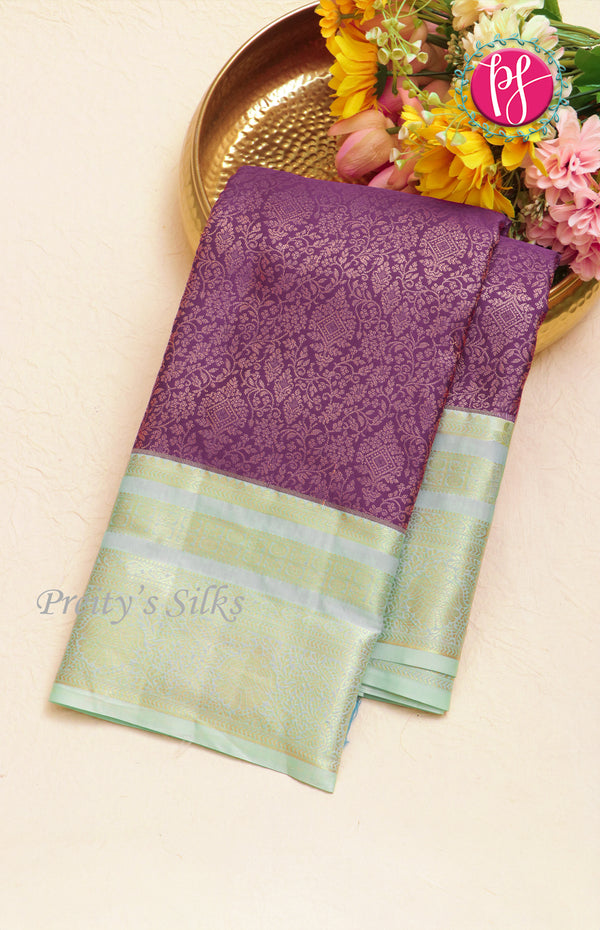 Semi Kanchipuram Silk Saree-PF60539