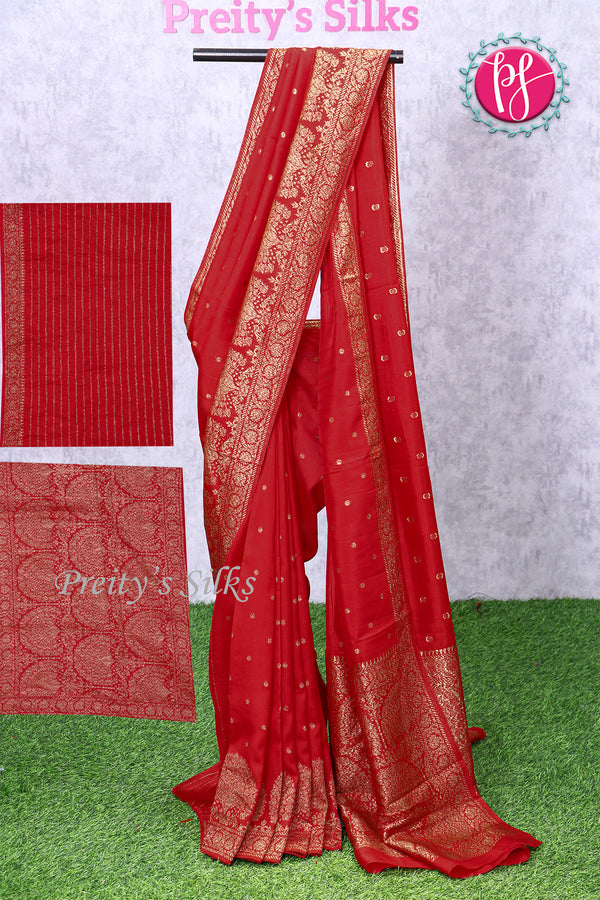 Dhupion Tussar Silk Saree-PF76154