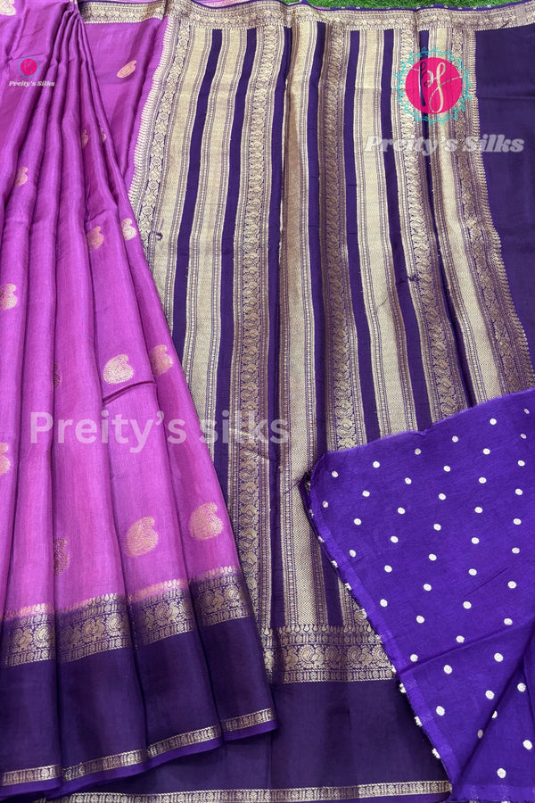 Viscose Crepe Silk saree