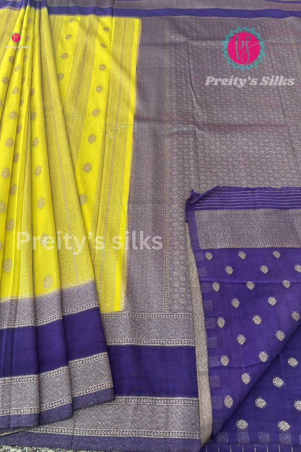 Semi Banarasi Georgette Silk Saree-PF72192