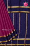 Pure Mysore Crepe Silk Saree With Bentex Border