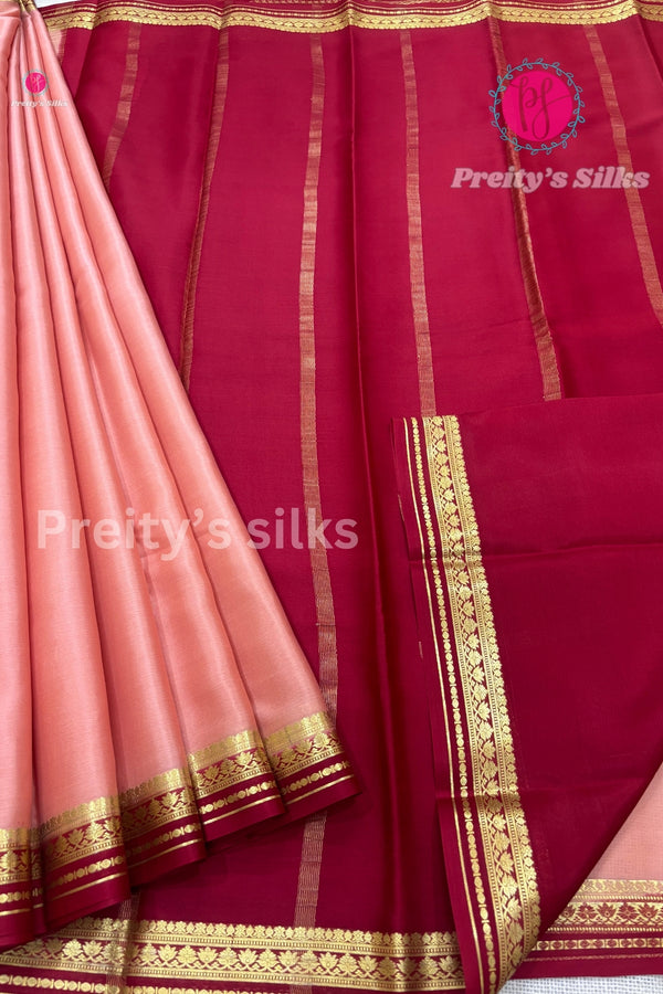 Pure Mysore Crepe Silk Saree