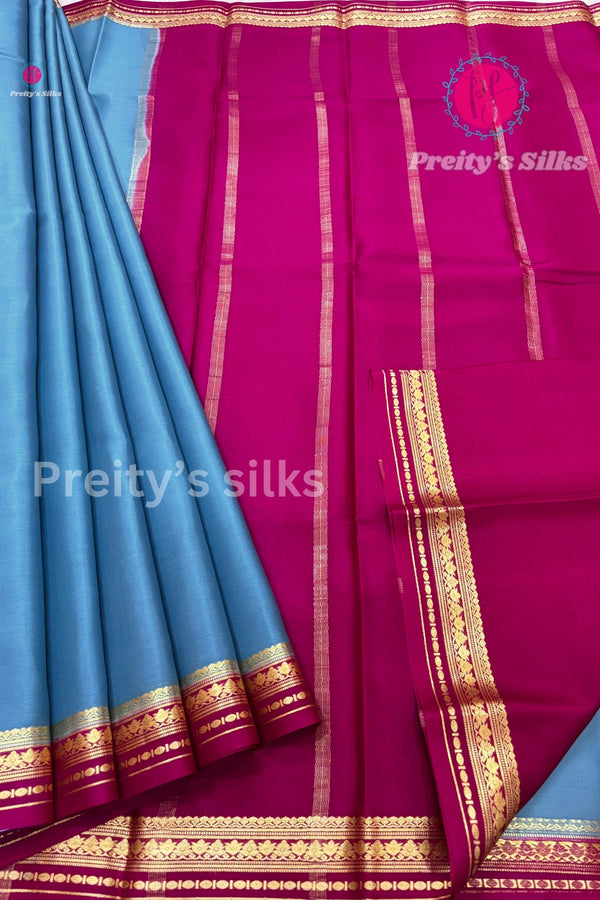 Pure Mysore Crepe Silk Saree