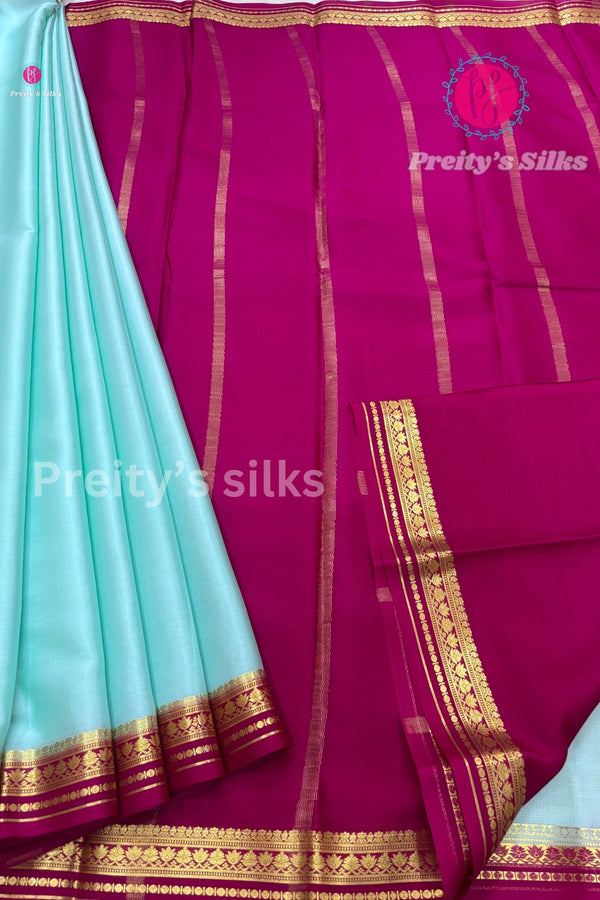 Pure Mysore Crepe Silk Saree