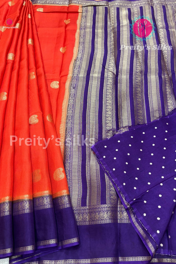 Viscose Crepe Silk saree