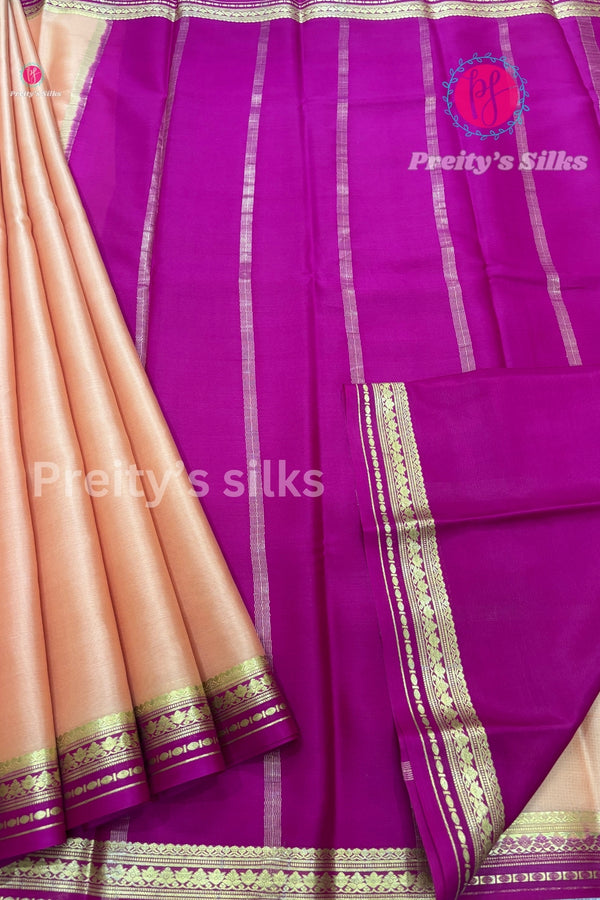 Pure Mysore Crepe Silk Saree