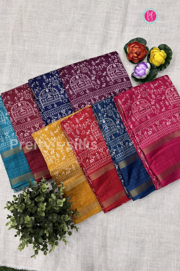 Semi Dola Silk Saree-PA0601