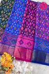 Semi Ikkat Pochampally Silk Saree-PF70553
