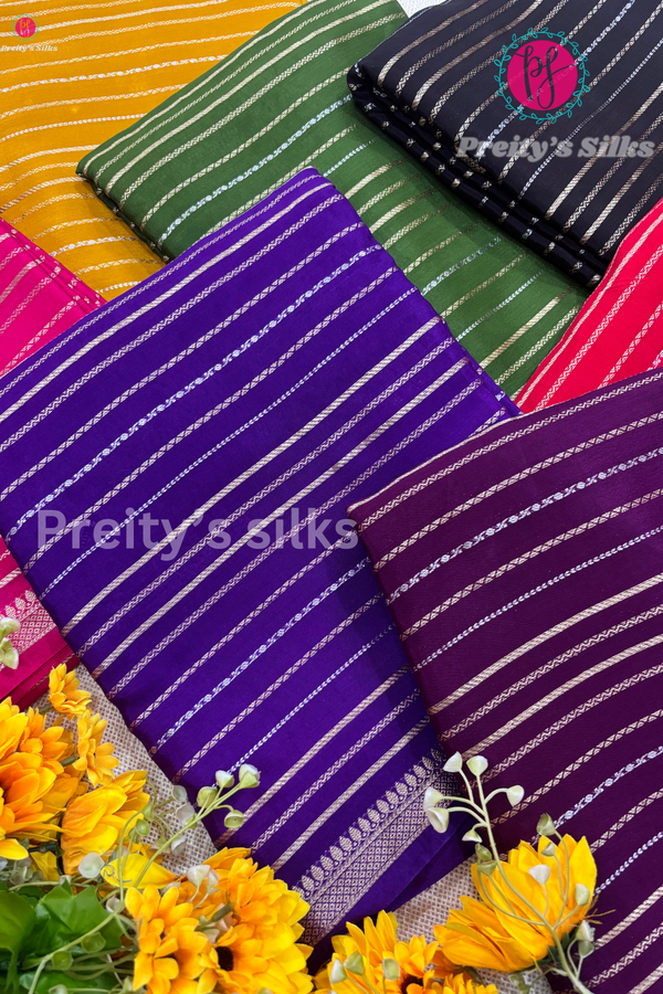 Semi Mysore Crepe Silk Saree
