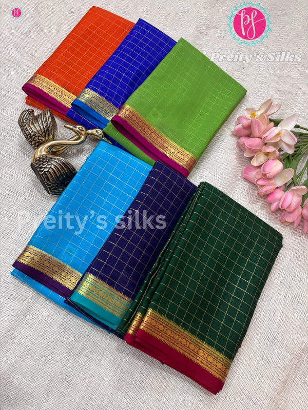 Pure Mysore Crepe Silk Saree