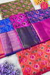 Semi Ikkath Pochampally Silk Saree-PF70367