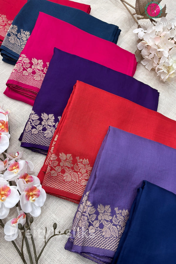 Munga Crepe Silk Saree-PF67702