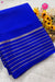 Pure Mysore Crepe Silk Saree- Royal Blue- PF6328