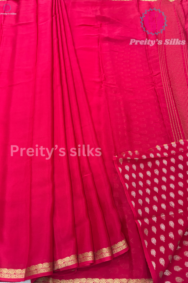 Semi Crepe Silk saree
