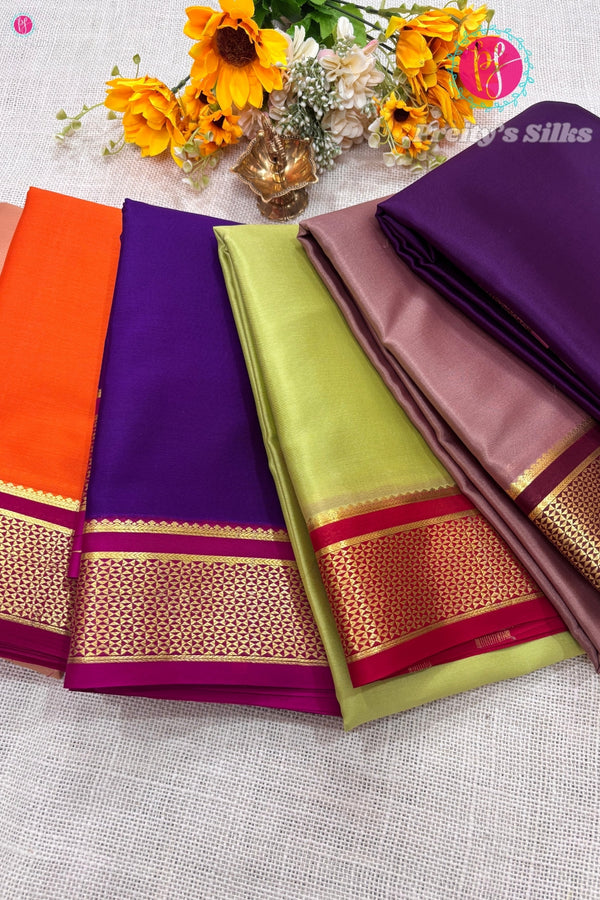 Pure Mysore Crepe Silk Saree