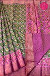 Semi Ikkath Pochampally Silk Saree-PF70367