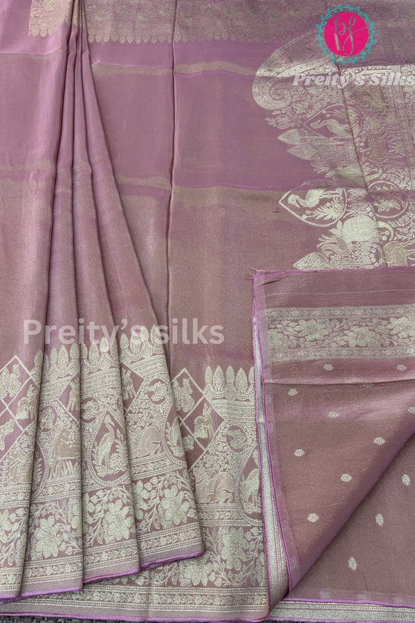 Semi Tissue Crepe Silk Saree- PF77945