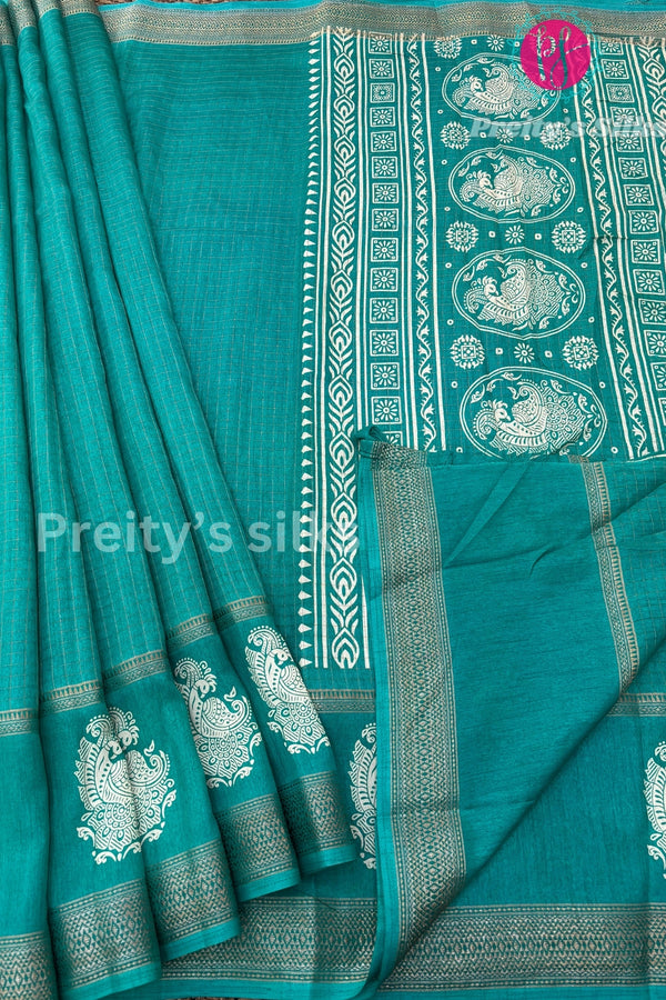 Semi Dola Silk Saree-PF68914