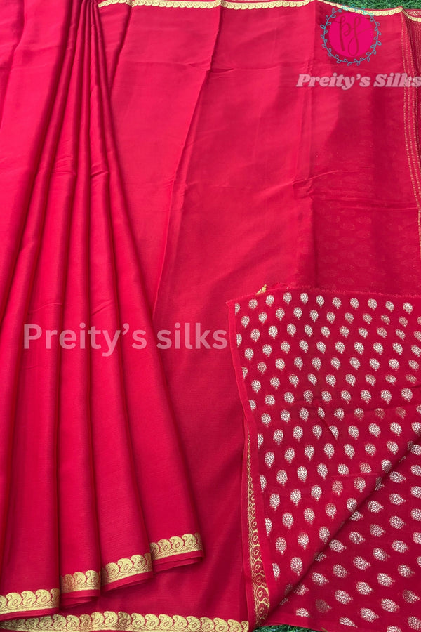 Semi Crepe Silks Saree